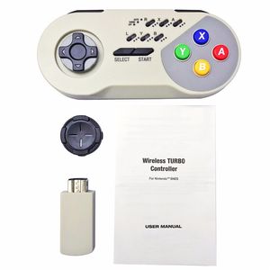 Drahtloses Turbo-Controller-Joystick-Gamepad mit Paket für SNES Mini Classic Edition. Kostenloses DHL