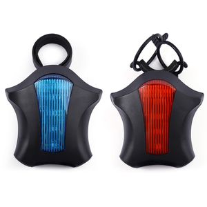 5 LED Bicycle Cycling Tail Lights with Laser Beam Satisfy waterproof IPX-II standard, can use in the rainy day