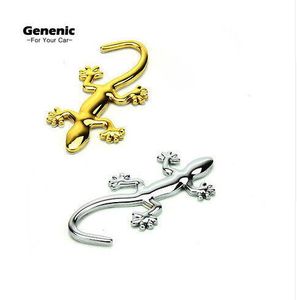 3D Gecko Shape Chrome Badge emblema Decal