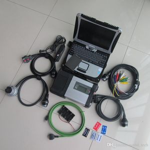 mb star diagnose tool sd connect compact c5 with laptop cf19 touch screen super ssd all cables full set