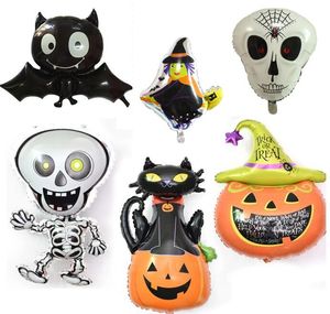 Halloween Vampire Girl Foil Balloon costume decoration prop Festival skull witch pumpkin balloons toy aluminium balloon cartoon