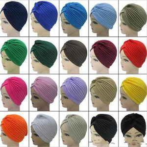 2018 neue mode weiche indische stil yoga headwrap cap turban hut cloche chemo haarbedeckung arabische kopf wrap cap