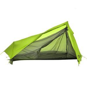 YOUGLE 2018 Tenda da viaggio leggera in nylon 15D per una persona, per un uomo, da trekking, da campeggio, con rivestimento in silicone, per 3 stagioni