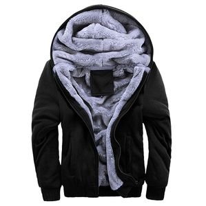 Erkek Kış Sıcak Kalın Ceketler Katı Renkler Kapşonlu Palto Adam Artı Boyutu Giyim 4XL 5XL Ücretsiz Kargo
