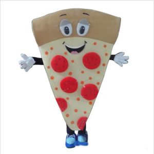 2019 Personaggio dei cartoni animati di alta qualità Costume da mascotte per pizza carino per adulti Costume da festa di Halloween