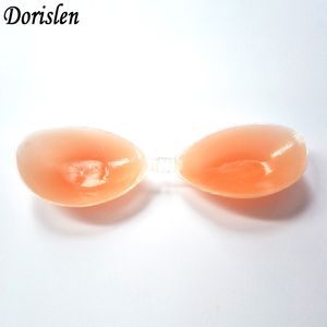 500pcs all'ingrosso donne autoadesivo bastone su Gel Reggiseno push-up libero ABCD CUP silicone reggiseni addensare modello di alta qualità