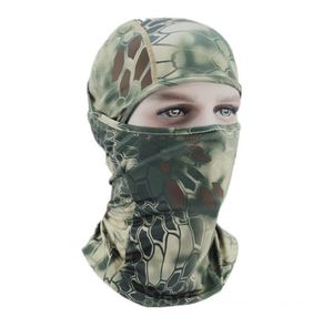 Camouflage Tactical Headgear CS Mask Outdoor Sports Cap Bicycle Cycling Fishing Motorcycle Masks Ski Balaclava Halloween Full Face Mask