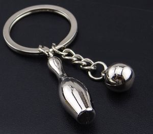 Kimter Mini Bowling Key Ring High Quality Souvenir Metal Keychain Creative Charm Ball Keyring Keyfobs Car Pendant Party Gift D523L A