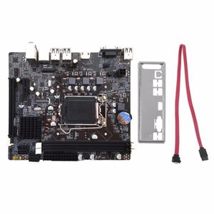 Wholesale via hdmi resale online - Freeshipping Professional H61 Desktop Computer Mainboard Motherboard Pin CPU Interface Upgrade USB2 DDR3