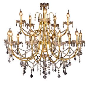 Gold 8 lights contemporary ceiling Lamps modern candle crystal chandeliers murano venetian style chandelier