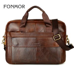 New Men Bluexases Bolsa de couro genuína Bolsa de laptop vintage Bolsas de ombro para Mensageiro Mensageiro Bolsa de Men