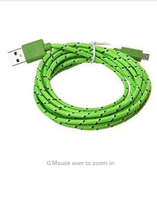 Wholesale sony corded phone for sale - Group buy 3M FT Micro USB Charger Sync Data Cable Cord Connector Braided Wire for Samsung Sony Xiaomi Android Phone