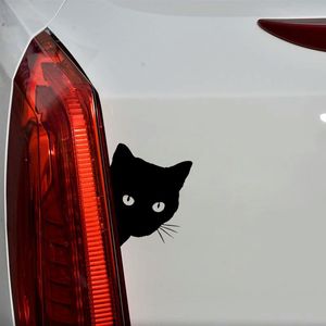 ingrosso Adesivi Per Gatti Per Finestre Auto-Adesivo per gatto auto di fronte alla decorazione in stile motocycle per gatti CA