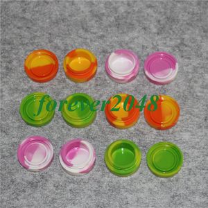 3 ml 5 ml 7 ml 22 ml Vaso in silicone antiaderente Dab Wax Contenitori per vasetti in silicone Custodia concentrata