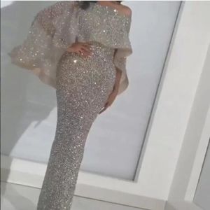 Suknia Wieczorowa Yousef Aljasmi Kim Kardashian Krótki rękaw Off-Shulder Zroszony Długa Dress Almoda Gianninaazar Zuhlair Murad Ziadnakad