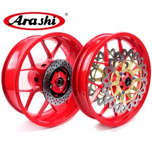 Arashi For Honda CBR1000RR 2006 - 2016 Kit cerchi ruota anteriore posteriore CBR 1000 RR CBR1000 Rosso 2009 2010 2011 2012 2013 2014 2015