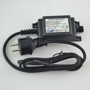 新しい100V-240V DC 12V 0.5A屋外ライト防水IP68電源アダプターEU / US / UKプラグDC-