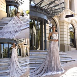 Tina Valerdi 2019 A Line Wedding Dresses Sheer Neck Lace robe de mariée beach Plus size court wedding dress Custom Made
