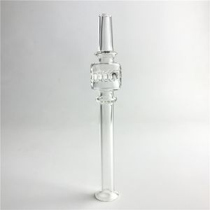 Mini-Nektarsammler mit Shisha-dickem Pyrexglas, klarem 6-Zoll-Glas-Handpfeifenfilter, Rauchrohr-Wasserpfeifen