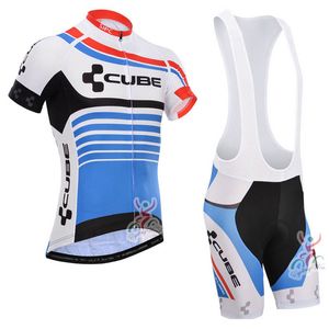 PRO Cube Zespół Jersey Odzież rowerowa Mężczyźni Lato Szybkie Dry Ropa Ciclismo Racing Rower Jazda Kolarstwo Jersey Zestawy górskich strojów rowerowych Y20032311