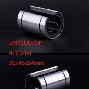 4pcs lot LM30UU-OP LM30UUOP LM30-OP 30mm open type linear sliding bushing linear motion bearings 3d printer parts cnc router 30x45x64mm