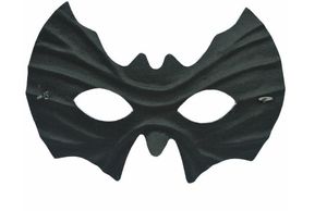 Maschera da ala di pipistrello spettrale: puntello da mascherata per feste in costume di Halloween per uomini e donne con un tocco diabolico .