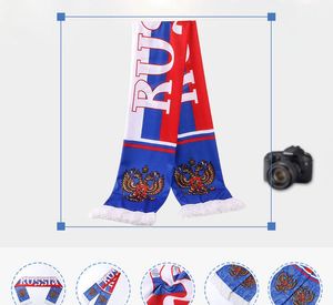 Am billigsten!!! Russland WM Souvenir Schal Fußball Fußball Schal Nationalmannschaft Flagge Cheerleading bestes Geschenk für Fans