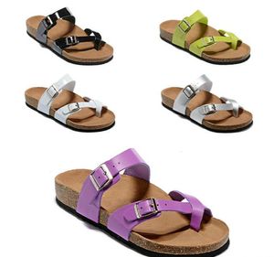 Nuovo colore famoso marchio Arizona sandali piatti da uomo scarpe casual fibbia maschile spiaggia estate pantofole in vera pelle di alta qualità scarpe da donna