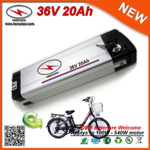 Смарт Silver Fish алюминий обсаженных 500W Электрический велосипед батареи 36V 20Ah используется 3.7V 2.5Ah клеток 15А BMS + 2A зарядное устройство БЕСПЛАТНАЯ ДОСТАВКА