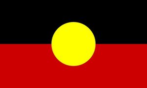 Australische Aborigine-Flagge, 3 Fuß x 5 Fuß, Polyester-Banner, fliegend, 150 x 90 cm, individuelle Flagge für den Außenbereich