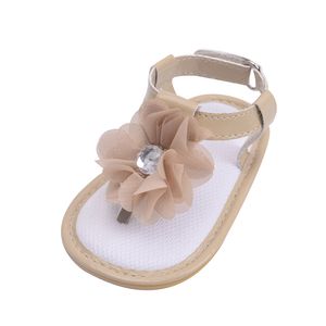 Baby Boy Girls Crib Shoes Nyfödda Brand Shoes Summer Canvas Anti-Slip Prewalker Hook Loop Infant Blue Soft Sole 2018 Sale