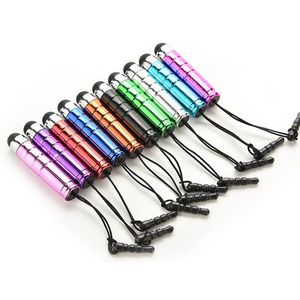 HOT Mini Capacitive Stylus Touch Pen Dust plug For Apple iPhone 4S 4G 3G 3 ipad 2 for HTC cellphone
