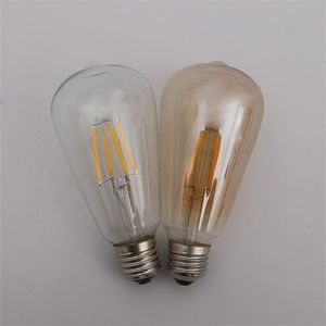 Retro LED Vintage Tungsten Filamentlampa W W W Dimmable Tan Bulb Lighting Party Decoration Tillbehör bs BB