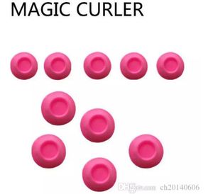 Wholesale silicone hair rollers for sale - Group buy 2018 silicone curlers set Hairstyle Soft Hair Care DIY Peco Roll Hair Style Roller Curler Salon Soft Silicone Pink Color Hair Roller