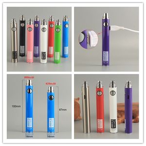 e CIGS VAPE EGOパススルー電池電池EVODマイクロUSBチャージャーケーブル650MAH 900MAH気化器PEN MOD UGO v II ECIGARETES