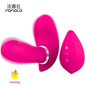 massaggiatore sessuale Hot Wireless riscaldamento telecomando distanza 20 m vibratore a farfalla carica di sicurezza USB mutandine vibranti clitoride giocattoli del sesso
