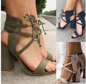 브랜드 디자이너 여성 여름 섹시한 하이 힐 샌들 여성 신발 구두 패션 샌들 오픈 토우 샌들 여름 신발
