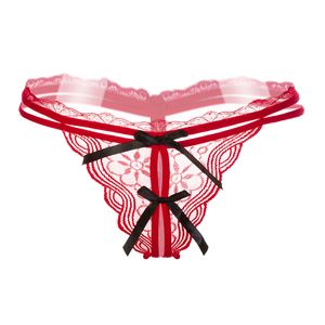 Nylon Seamless Panties Tangas Women Sexy Panties Underwear Lingerie Thongs and G Strings Crotchless Lace Bow Thongs for Ladies