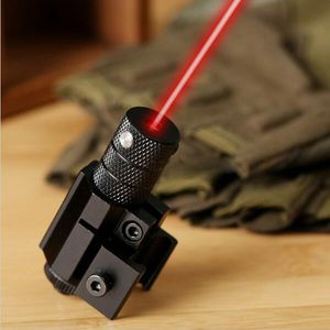 New Tactical Red Dot Laser Sight Scope Weaver Picatinny Mount Set for Rifle Scope Hunting Shooting