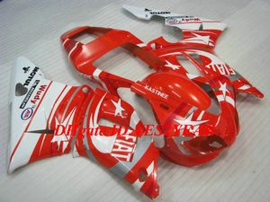 Hi-Grade Motorcycle Fooding Kit dla Yamaha YZFR1 98 99 YZF R1 1998 1999 YZF1000 ABS Hot Red Białe Walki Zestaw + Prezenty YS12