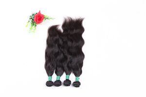 brazilian virgin human hair weave natural wave remy hair 50g one piece 6 pcs one lot free