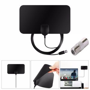 Indoor Free Digital TV Antenna HDTV Antena TV Radius Aerial Surf HD Fox VHF UHF DVB-T2 Analog Interior Antennas Amplifier