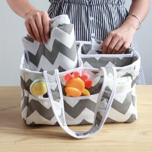 Portable Baby Diaper Change Organizer Mummy Handbag with Nappy Changing Pad Nappy Bag Stroller Accessories Strong Washable Baby Diaper Caddy
