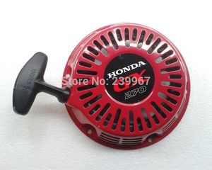 Recoil starter original type steel rod for Honda GX240 GX270 engine rewind starter replace part# 28400-ZE2-W01ZA