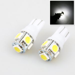 2PCS LED 자동차 DC 12V LAMPADA LIGHT T10 5050 SUPER WHITE 194 168 W5W T10 LED 주차 전구 자동 웨지 클리어런스 램프