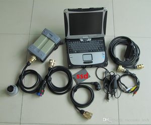 MB Star System Scanner Tool C3 med Super SSD 120 GB System Five Cables Laptop CF19 Toughbook I5 4G redo att använda 2 års garantibilar Diagnos