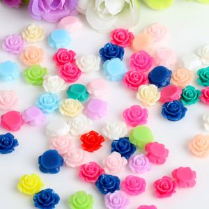 Fleurs De Résine De 18 Mm achat en gros de Accessoires de cheveux bricolage accessoires de cheveux de mariage fleurs artificielles résine artificielle roses DIA mm Pc par