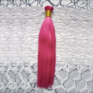 Cabello humano para trenzar bulto sin paquetes de accesorio 100g cabello recto brasileño a granel cabello humano al por mayor