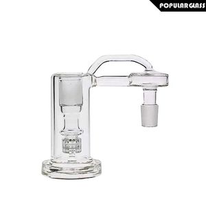Wholesale thick glass bongs for sale - Group buy SAML cm Tall Ash Catcher Hookahs Matrix percolator glass Bong thick joint mm and mm PG5112