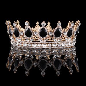 Luxury Bridal Crown Headpieces Rhinestone Crystals Royal Wedding Crowns Princess Crystal Hair Accessories Birthday Party Tiaras Qu1880
